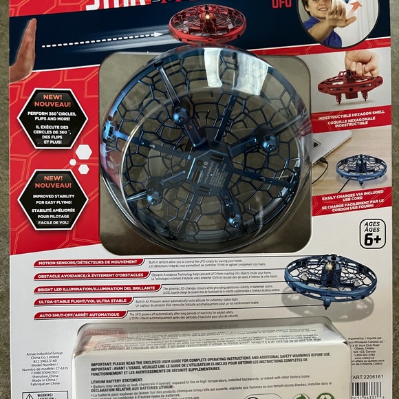 Hover Star 360 Motion Controlled UFO - BLUE - Picture 3 of 3